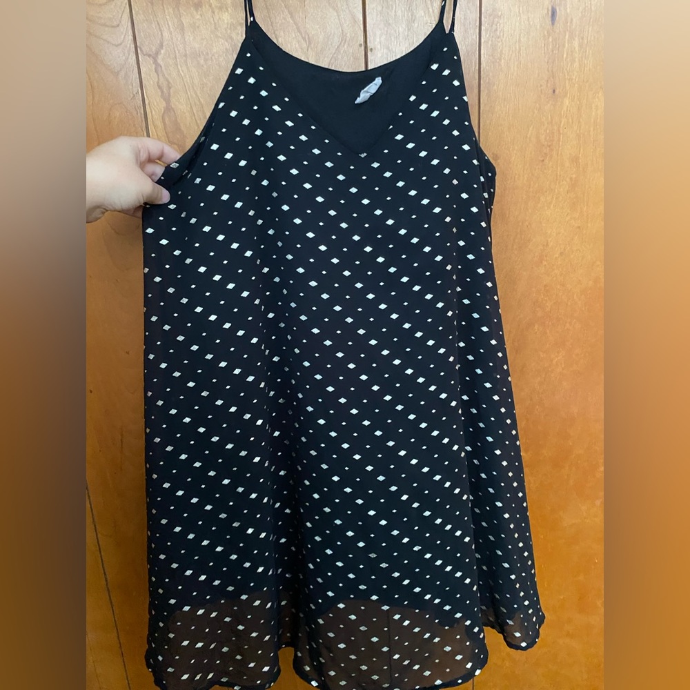 Paris to Jena M black and gold dress